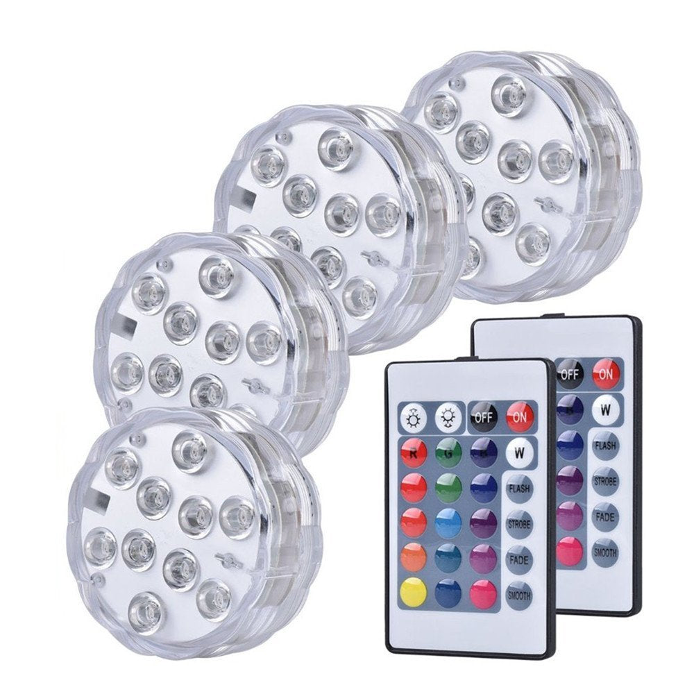 LED Remote Control Diving Light Waterproof Candle Light