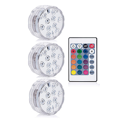 LED Remote Control Diving Light Waterproof Candle Light
