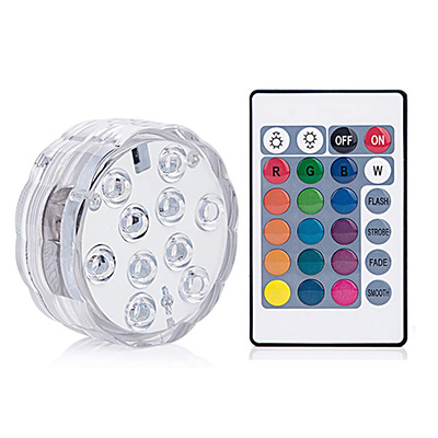 LED Remote Control Diving Light Waterproof Candle Light