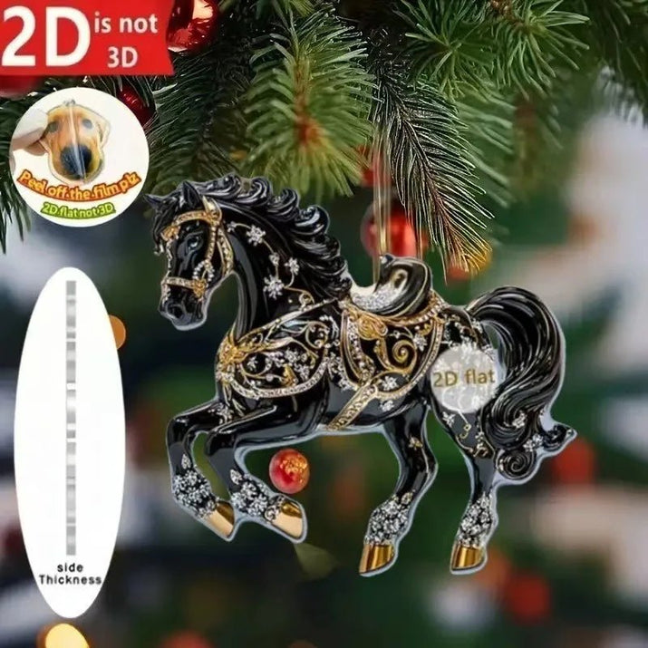 Acrylic Horse Rearview Pendant Charm™ - Trendx