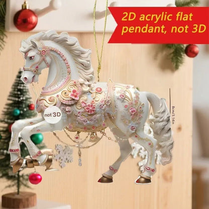 Acrylic Horse Rearview Pendant Charm™ - Trendx