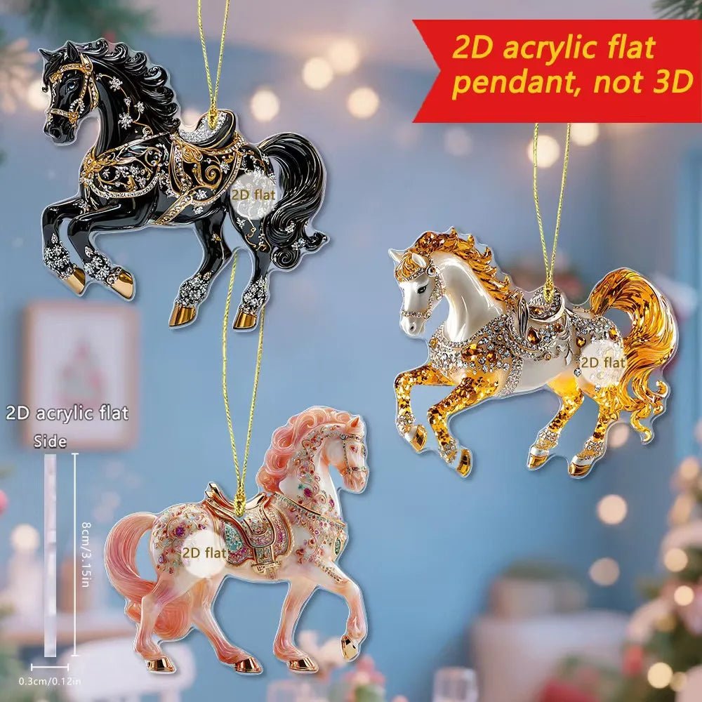 Acrylic Horse Rearview Pendant Charm™ - Trendx