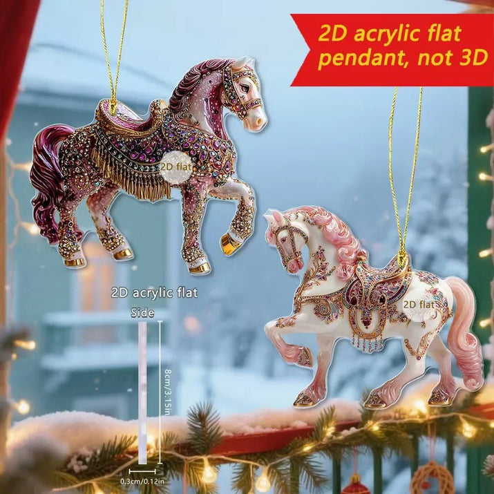 Acrylic Horse Rearview Pendant Charm™ - Trendx