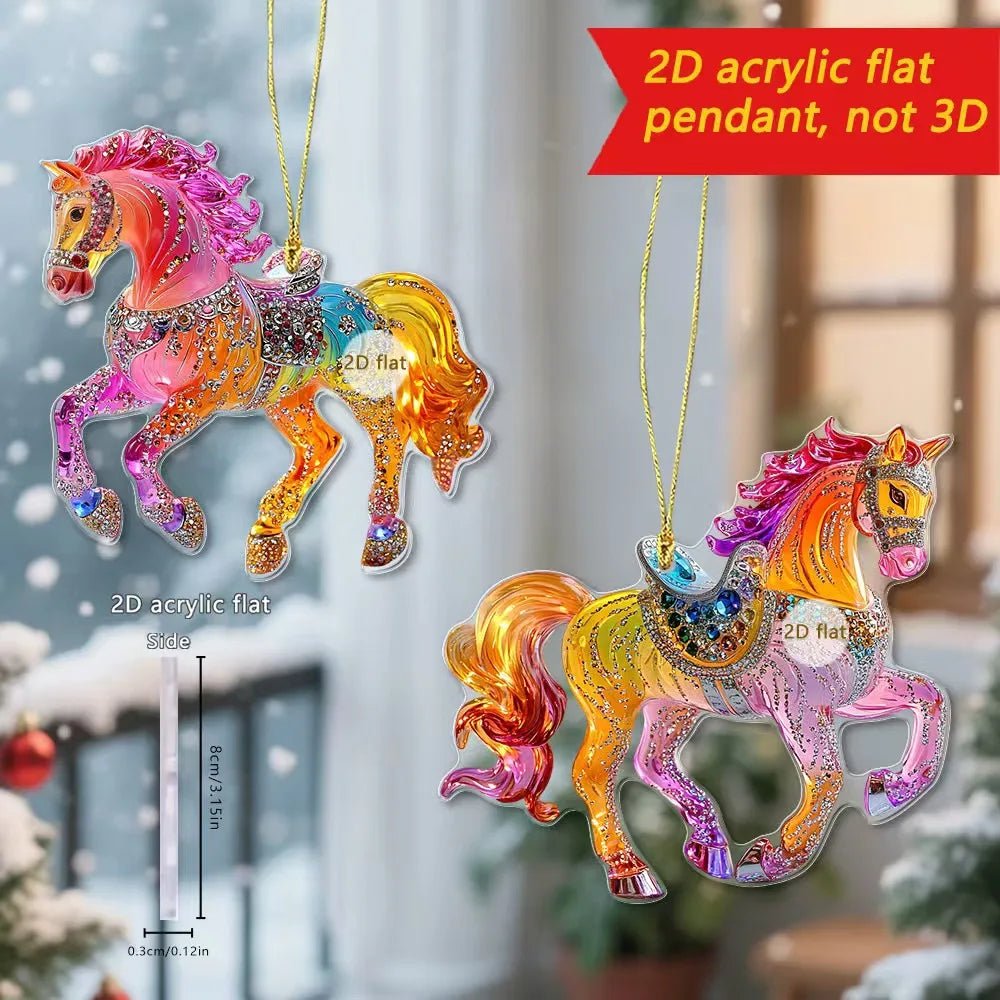 Acrylic Horse Rearview Pendant Charm™ - Trendx