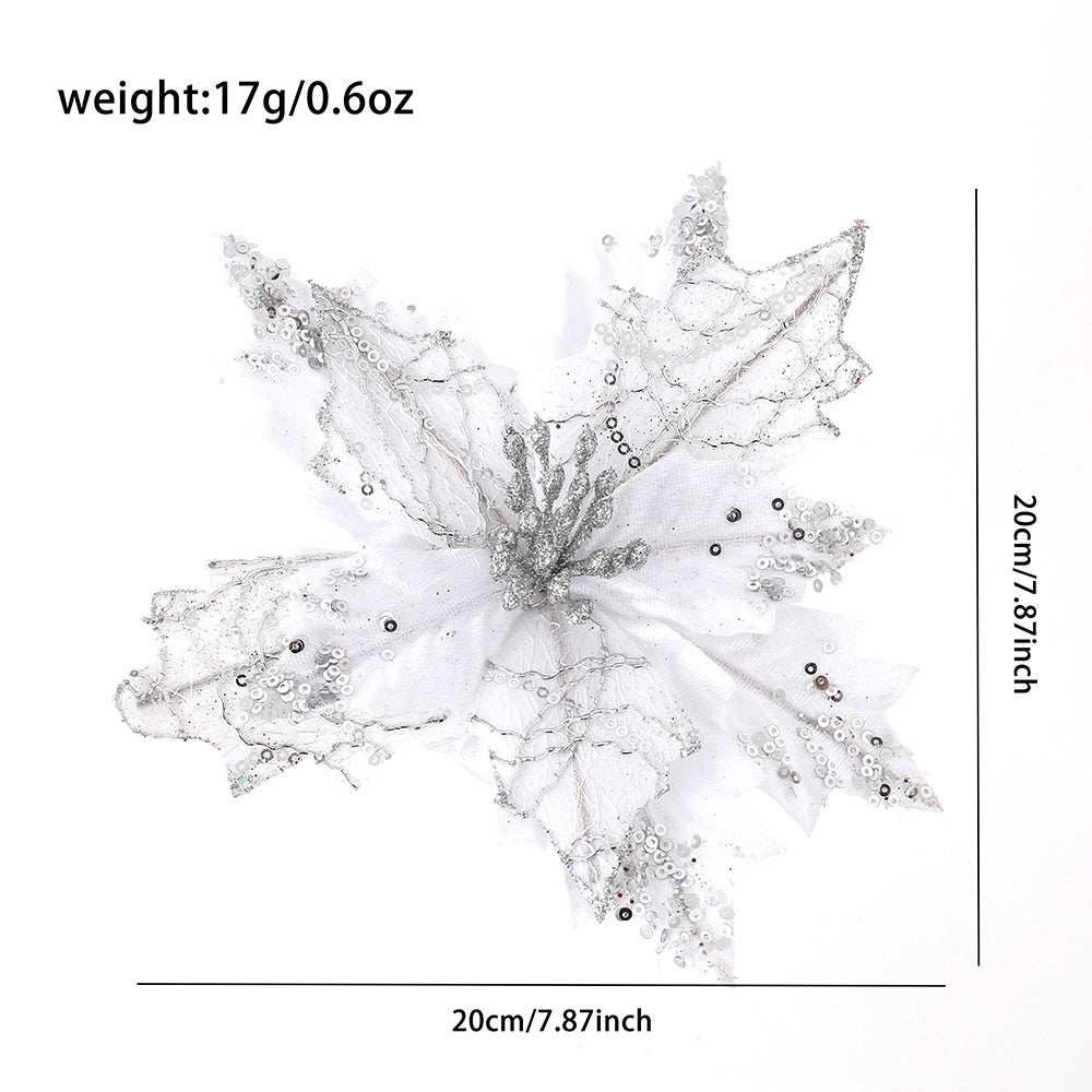 Christmas Flower Artificial Flower Holiday Scene Decoration Props